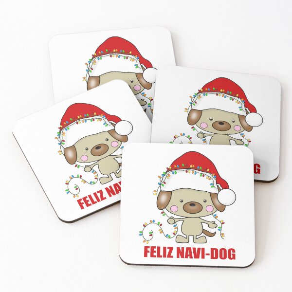 Item preview, Feliz Navi-Dog Perro de Navidad con luces navideñas designed and sold by Gsallicat.