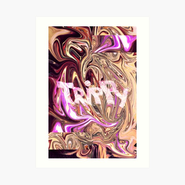 Trippy Art Print