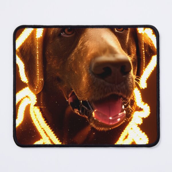 Item preview, dog made of shredded glass - neon light #5 designed and sold by supeart.
