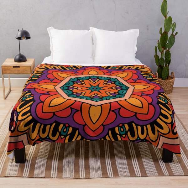 Aperçu de l'œuvre Style bohème : design bohème avec motif mandala. créée et vendue par sweary12.