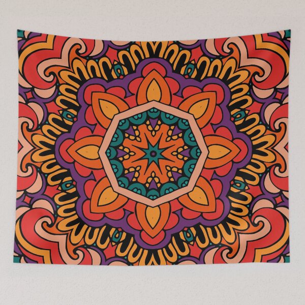 Aperçu de l'œuvre Style bohème : design bohème avec motif mandala. créée et vendue par sweary12.