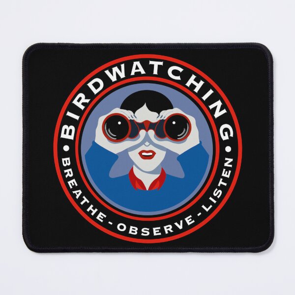 Item preview, Birdwatching Badge Logo designed and sold by Sfumata Illustration.