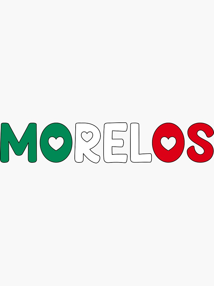 "Morelos Mexico" Sticker for Sale by StudioSirenita Redbubble