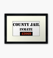 County Orange Framed Print