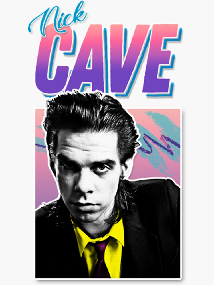 Nick Cave and the Bad Sticker for Sale by rurymo