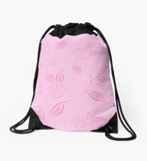Cartoon Rose Drawstring Bag