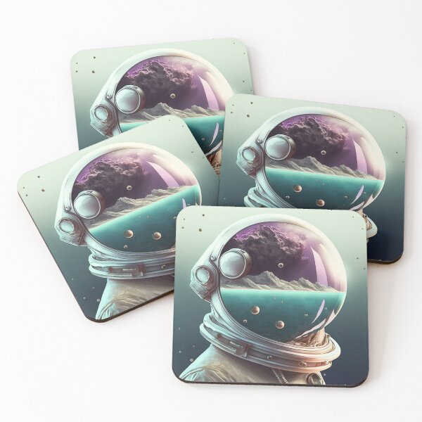 Item preview, Surreal Astronauts - Space Helmet designed and sold by theblueofmyeye.