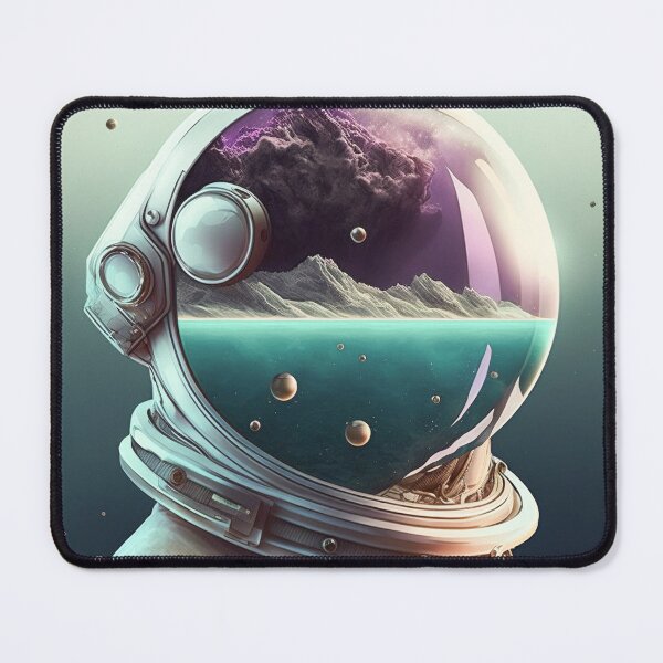 Item preview, Surreal Astronauts - Space Helmet designed and sold by theblueofmyeye.