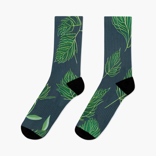 Item preview, Dark tropical green leaf patter #2 designed and sold by supeart.