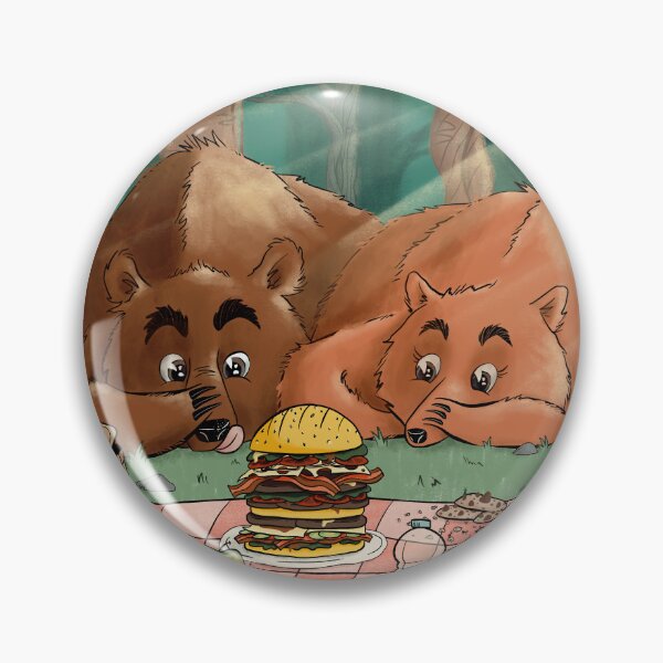 Item preview, Picnic con osos hambrientos designed and sold by Squeak Studio.