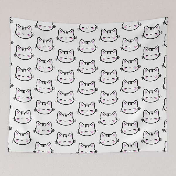 Item preview, White Cat 11 - HaPi Doodles designed and sold by HaPi-Doodles.