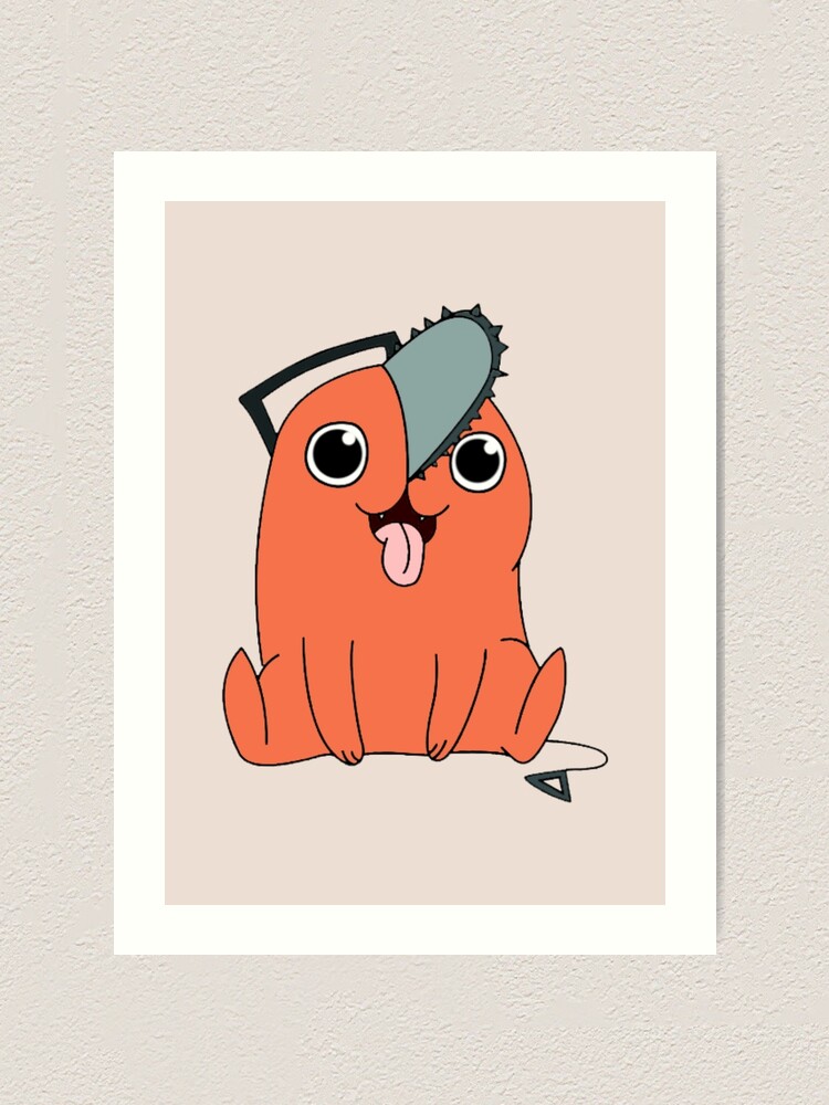 "pochita chainsaw man chainsaw devil" Art Print for Sale by JJT0724