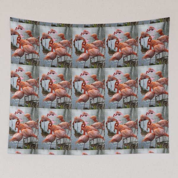 Item preview, A  Flamboyance of Flamingos designed and sold by Cowboy Folly.