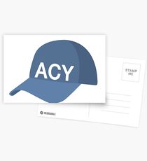 Atlantic City Baseball Cap Postcards