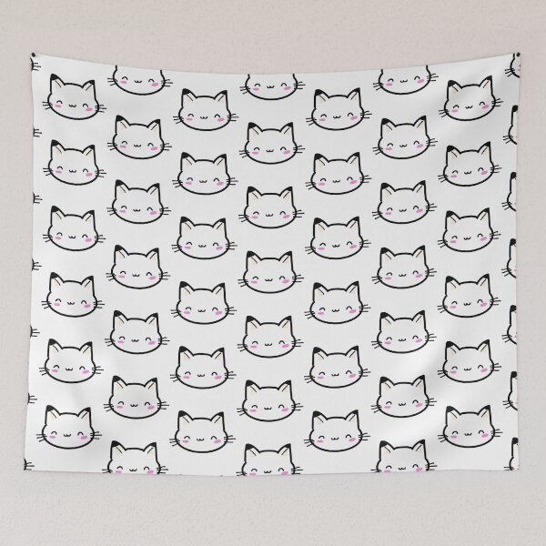 Item preview, White Cat 16 - HaPi Doodles designed and sold by HaPi-Doodles.
