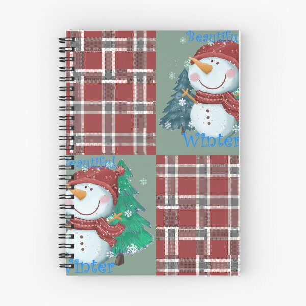 Item preview, Red Plaid Snowman Pattern - Beautiful Winter designed and sold by Jessi-Sketches.