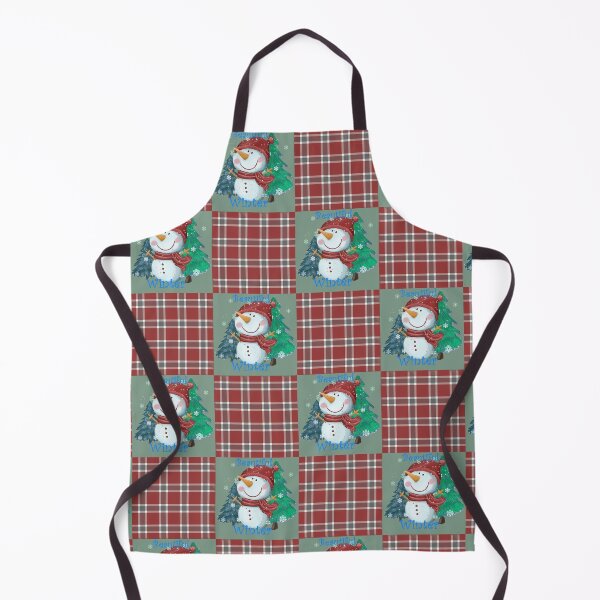 Item preview, Red Plaid Snowman Pattern - Beautiful Winter designed and sold by Jessi-Sketches.