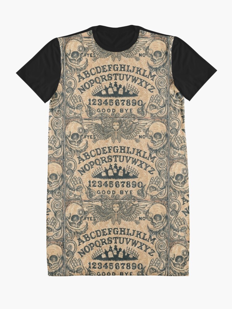 Alternate view of Angel of Death Witch Board Graphic T-Shirt Dress