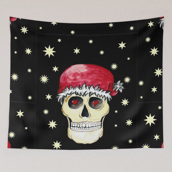 Item preview, Un grand sourire pour les fêtes - X-mas Skull designed and sold by Cris Motta.
