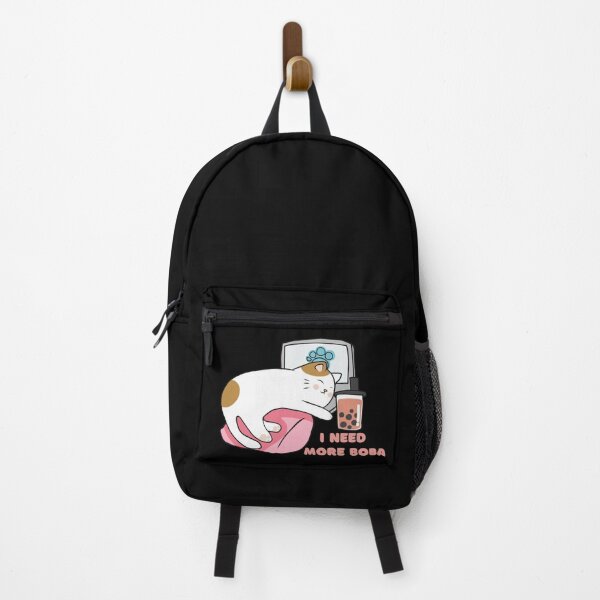 Item preview, I need more Boba Boba tea lover sleeping Bobaholic cat designed and sold by Artistusha.