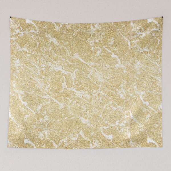 Item preview, Modern faux gold glitter stylish marble effect designed and sold by GirlyTrend.