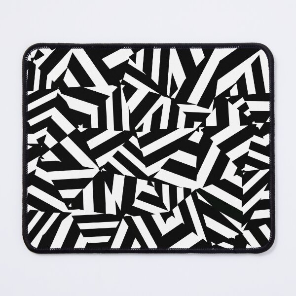 Item preview, Black & White Striped Triangles  designed and sold by The-Floral-One.