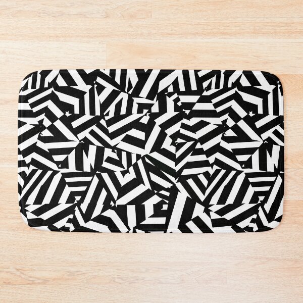 Item preview, Black & White Striped Triangles  designed and sold by The-Floral-One.