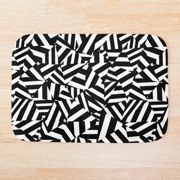 Item preview, Black & White Striped Triangles  designed and sold by The-Floral-One.