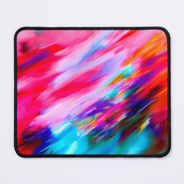 Item preview, thick dense paint pattern knife art - pink blue paint pattern #2 designed and sold by supeart.