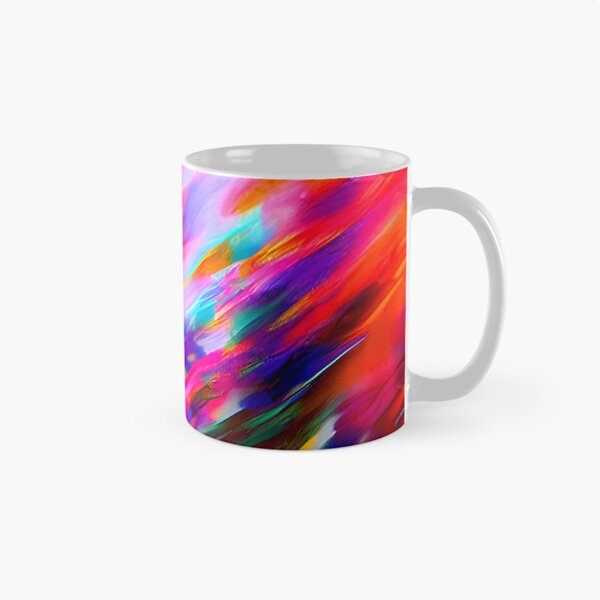 Item preview, thick dense paint pattern knife art - pink blue paint pattern #2 designed and sold by supeart.