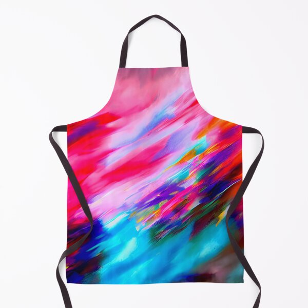 Item preview, thick dense paint pattern knife art - pink blue paint pattern #2 designed and sold by supeart.