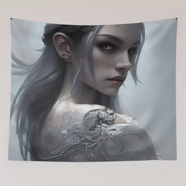 Item preview, Silver cyborg princess designed and sold by Anteia.