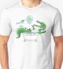 Paleo Kids- Suchomimus with Sawyer Unisex T-Shirt