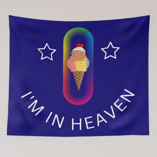 Item preview, I'M IN HEAVEN - SMILING FACE designed and sold by LTM-tee.