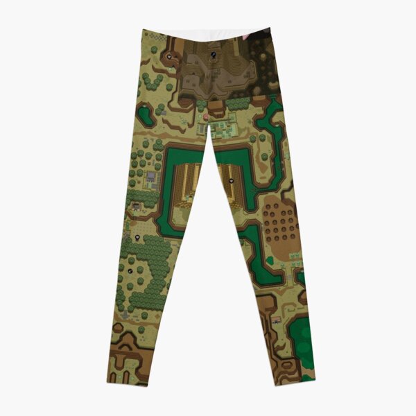 Hyrule Map Green Cargo Pants