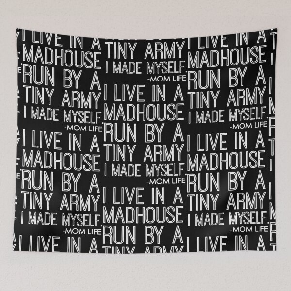 Item preview, I live in a madhouse run by a tiny army  designed and sold by aryagiri.