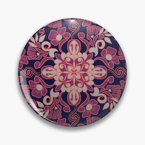 Item preview, Vintage Floral Mixed Symmetric Pattern designed and sold by patternologyy.