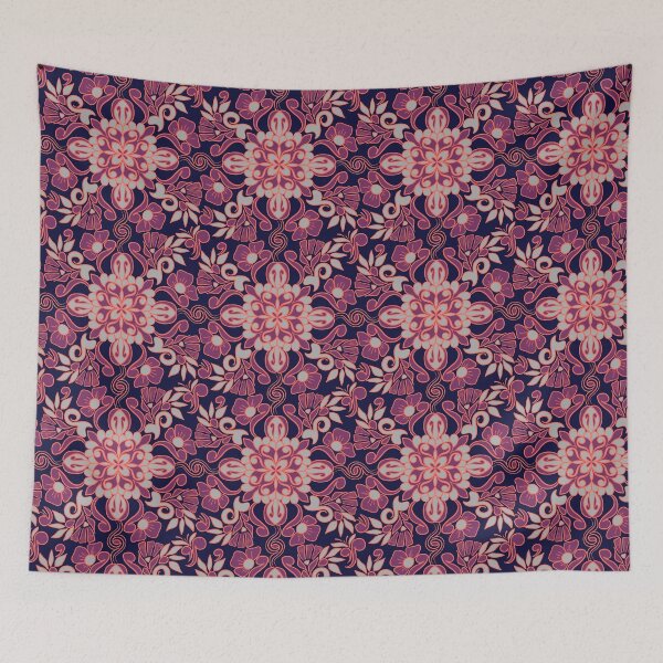 Item preview, Vintage Floral Mixed Symmetric Pattern designed and sold by patternologyy.