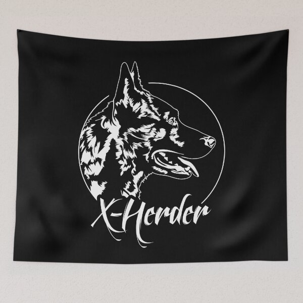 Item preview, X Herder Dogs X Herder Dogs Portrait designed and sold by dogarts.