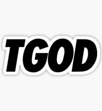 TGODblck Sticker