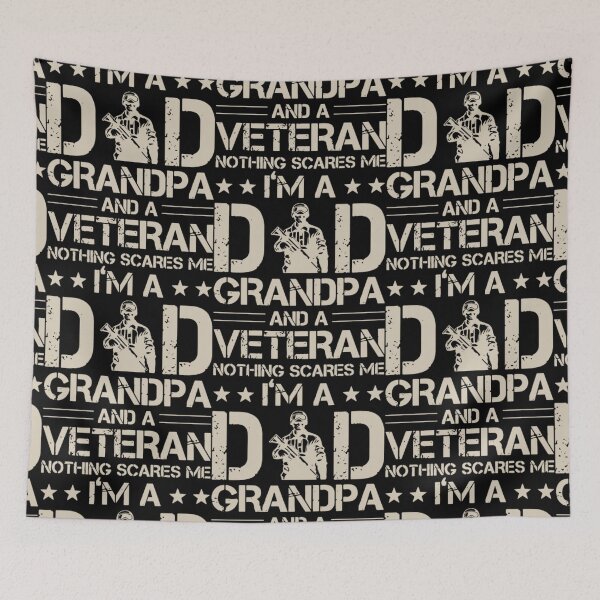 Item preview, I m a dad grandpa and a veteran nothing scares me  designed and sold by aryagiri.