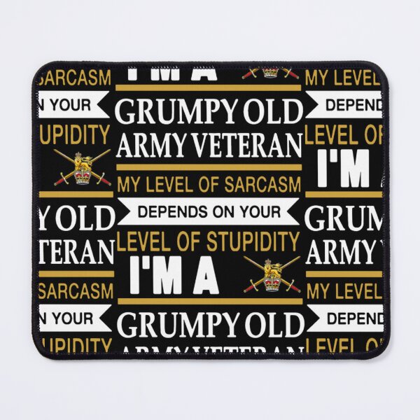 Item preview, I m a grumpy old army veteran my level of sarcasm designed and sold by aryagiri.