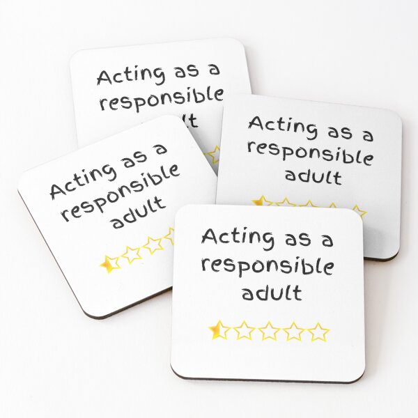 Item preview, review acting as responsible adult - funny designed and sold by R2Dsign.