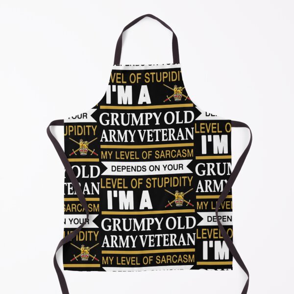 Item preview, I m a grumpy old army veteran my level of sarcasm designed and sold by aryagiri.