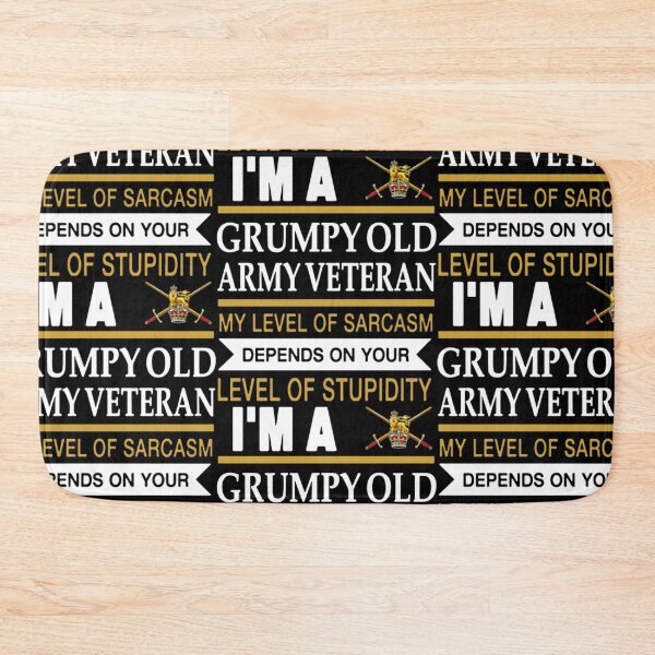 Item preview, I m a grumpy old army veteran my level of sarcasm  designed and sold by aryagiri.
