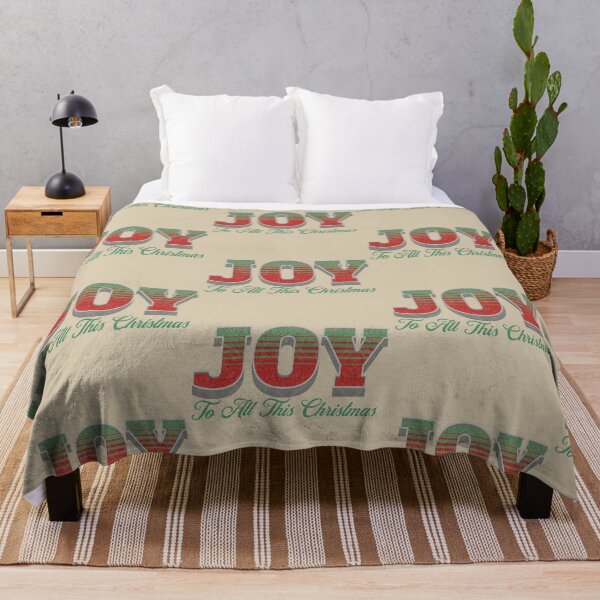 Item preview, Retro Vintage Joy To All this Christmas is perfect for the floral Christmas lovers this holiday season designed and sold by tranquilbeach.