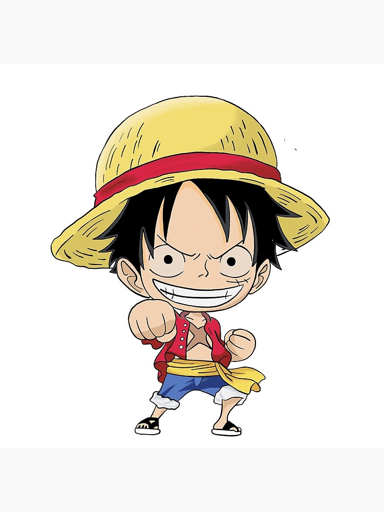 Monkey D. Luffy One Piece anime-Artwork by @WATON CORET