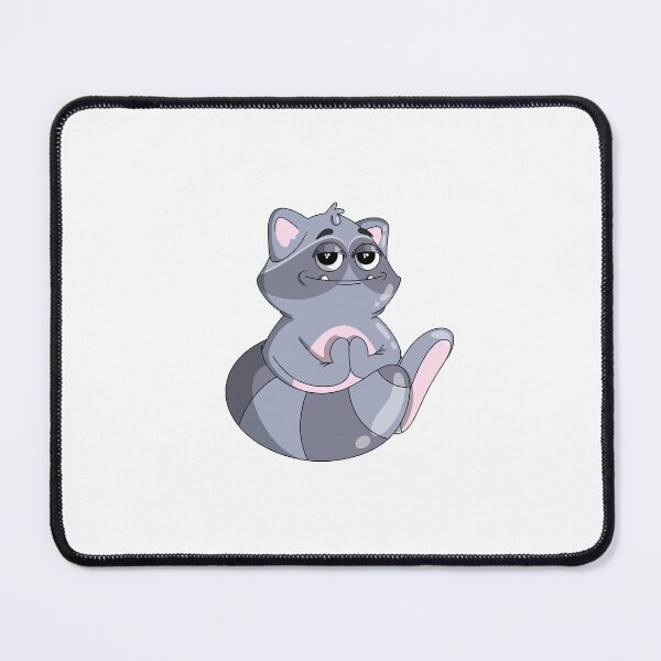 Item preview, yoga raccoon designed and sold by ohammaru.
