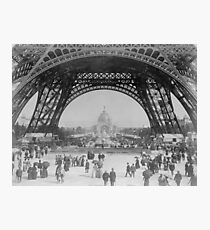 Eiffel Tower - World's Fair 1889 Photographic Print