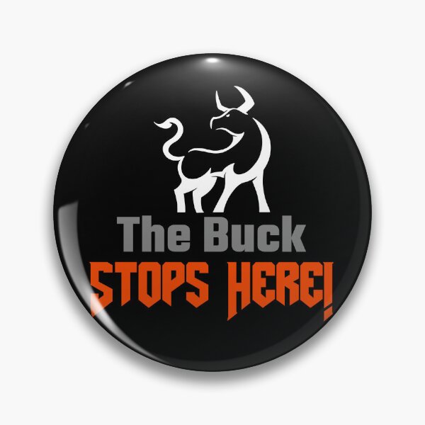 Item preview, The Buck Stops Here - Bull designed and sold by CornerStone57.